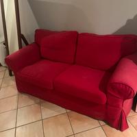 Divano ikea rosso sfiderabile