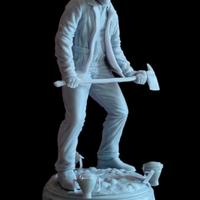 Jack Nicholson Jack Torrance The Shining stampa 3d