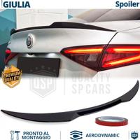 SPOILER per Alfa Romeo GIULIA Alettone NERO Lucido