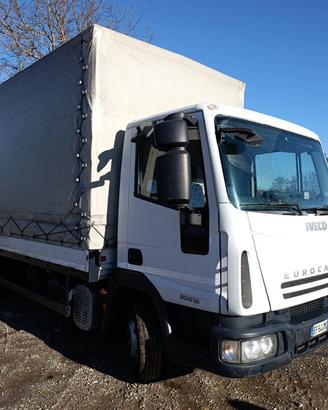 IVECO 80E18 TELONATO+SPONDA 15 Q / PORTATA 34 Q.LI