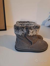 Stivaletto con pelo da bambina