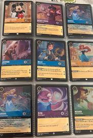 Lotto carte Disney Lorcana prima edizione