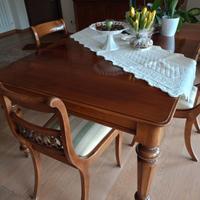 tavolo sala da pranzo con 4 sedie 