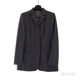 Completo donna elegante grigio giacca e pantalone