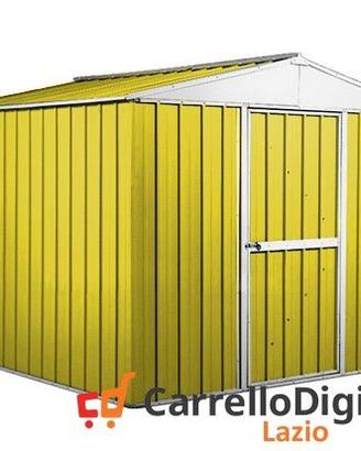 Box deposito porta attrezzi lamiera 276x260 giallo