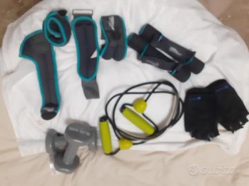 set fitness/pesi +omaggio (acquistabili separati)