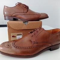 Scarpe Oxford Brogue in Pelle Artigianali Bata
