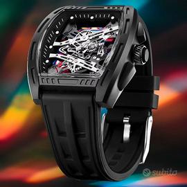 Orologio ofns simil R. MILLE rapper fashion Nero