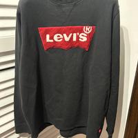 Felpa Levi’s nera con logo rosso – Taglia XL