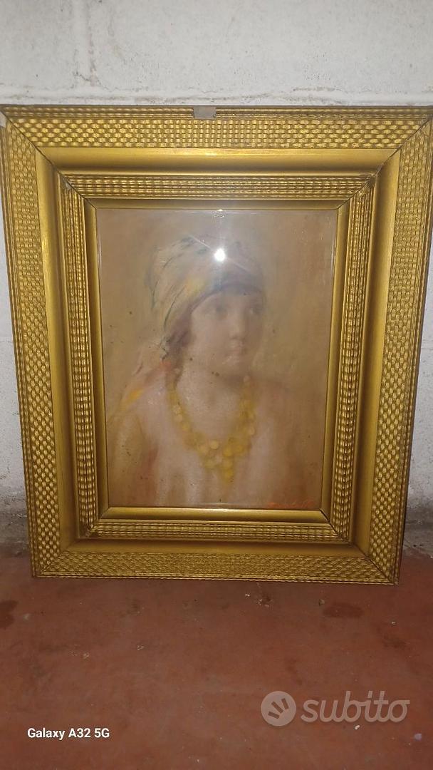 Ritratto antico a pastello - Collezionismo In vendita a Roma