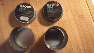 Ilford FP4 2 Scatole metalliche 17m + 30 brochure