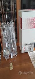 utensili da cucina con appendino - acciaio inox - 