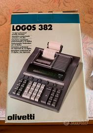 Calcolatrice vintage Olivetti Logos 382