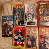 Lotto  7 VHS nuove film molto famosi cult