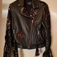 Giacca in vera pelle anna rock Milano NUOVA t.S