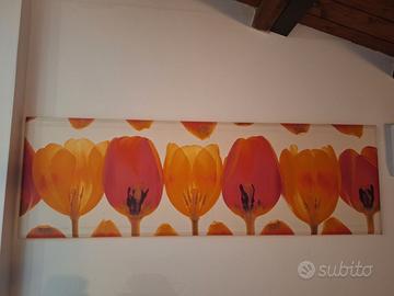 Quadro su tela (tulipani)
