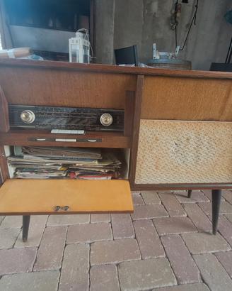 radio giradischi Philips anni50