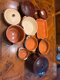 Set Pentole in terracotta