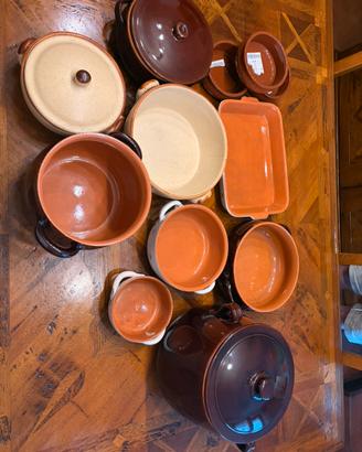 Set Pentole in terracotta