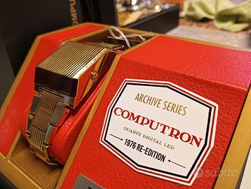 Orologio Bulova Computron IP Gold ref.97C110