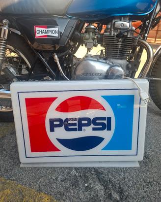 Insegna luminosa vintage Pepsi