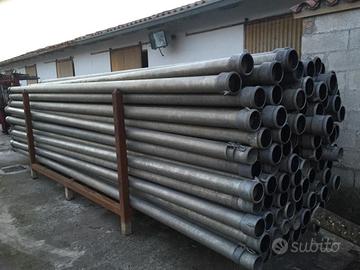 Tubi alluminio 120 a bicchiere,150 zincati a sfera