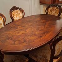 Arredo in stile classico, tutto in radica