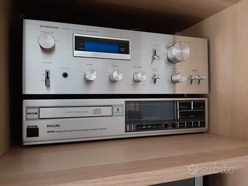 CD PHILIPS 304 + PIONEER SA-508 + PIONEER TX-606