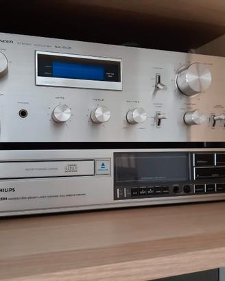 CD PHILIPS 304 + PIONEER SA-508 + PIONEER TX-606