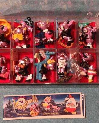 Kinder Vampirelli serie completa + box + cartina