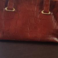 BORSA IN PELLE MARRONE 