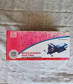 Morsa da banco in acciaio 120mm