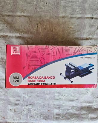 Morsa da banco in acciaio 120mm