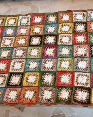 COPERTA FATTA A MANO "Mille colori"