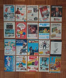 Lotto di 20 Inserti Pubblicità Vintage Anni 70