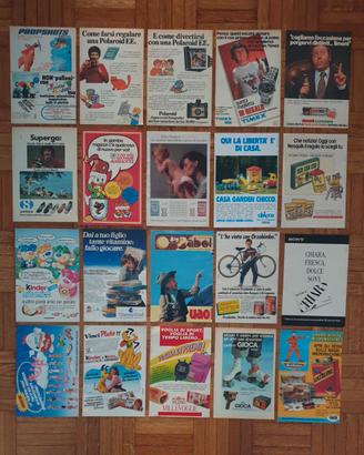 Lotto di 20 Inserti Pubblicità Vintage Anni 70