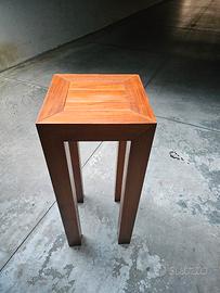 n. 4 tavoli teak misure 45x45x110 