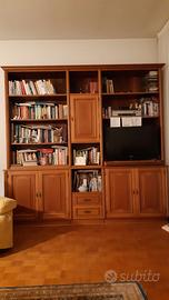 libreria in noce nazionale