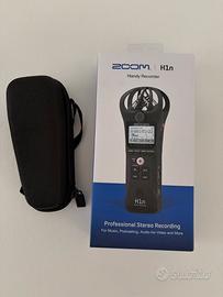 Registratore Vocale Zoom H1n + Custodia Rigida