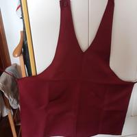 DUE grembiuli bordeaux da bar/ristorante Bistrot