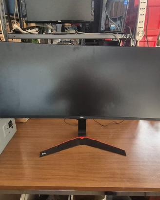 MONITOR PC LG 34UC89G-B CURVED - RIGHE DISPLAY