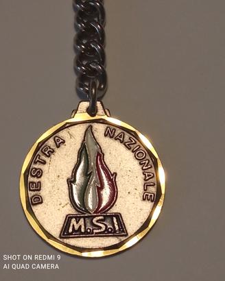 M.S.I. Destra Nazionale portachiavi nuovo