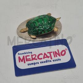 PINZA TARTARUGA VERDE GIALLA