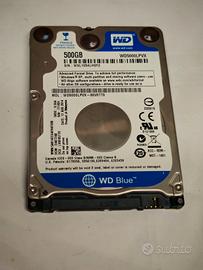 Hard Disk 500gb 2,5" per portatili