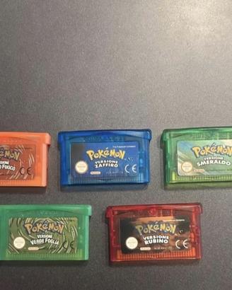 Giochi pokemon GBA