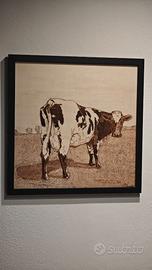 Pink Floyd Atom Heart Pirografia fatta a mano32x32