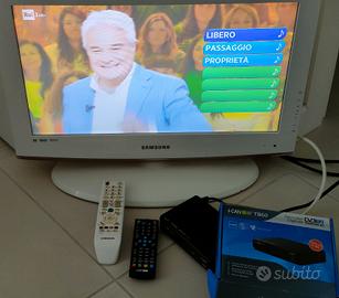 TV Samsung LE22B541C4W con Decoder I-CAN T860 