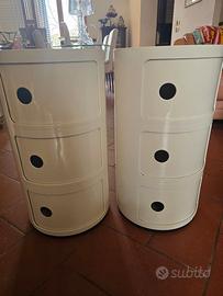 Kartell comodino Componibile 3 elementi