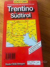 Mappa vintage Trentino-Alto Adige/Südtirol