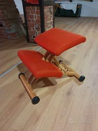 Sedia ergonomica in legno